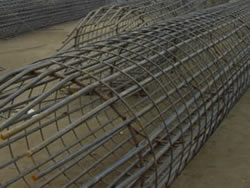 Cage Shaped Welded Structure, for Rebar Pile Reinforcement